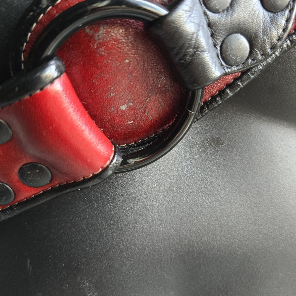 ROUGH TRADE Red Leather Harness - Picture 6 of 12